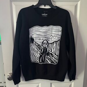 Loot Crate Black Scream Crewneck Sweater